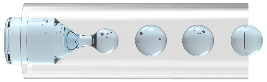 Microfluidics droplet Co flowing emulsion science on chip