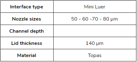 table fluidic 440 single cell encapsulation