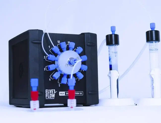 MUX_Distribution_valve_12_reservoirs_and_chip
